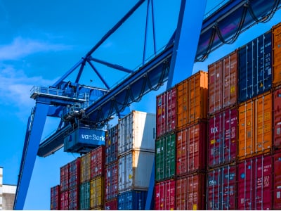 40-foot reinforced container
